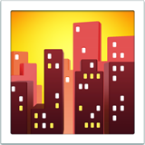 Cityscape at Dusk on Apple iOS 11.3