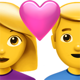 Couple with Heart on Apple iOS 11.3