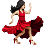 Woman Dancing: Light Skin Tone on Apple iOS 11.3