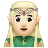Elf: Light Skin Tone on Apple iOS 11.3