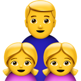 Family: Man, Girl, Girl on Apple iOS 11.3