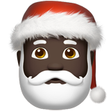 Santa Claus: Dark Skin Tone on Apple iOS 11.3