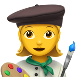 Woman Artist on Apple iOS 11.3