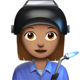 Woman Factory Worker: Medium Skin Tone on Apple iOS 11.3