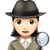 Woman Detective: Light Skin Tone on Apple iOS 11.3