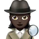 Woman Detective: Dark Skin Tone on Apple iOS 11.3