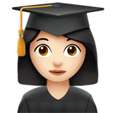 Woman Student: Light Skin Tone on Apple iOS 11.3
