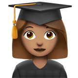 Woman Student: Medium Skin Tone on Apple iOS 11.3