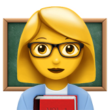 Woman Teacher on Apple iOS 11.3