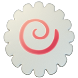 Fish Cake with Swirl on Apple iOS 11.3