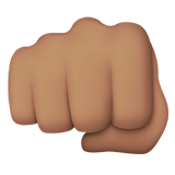 Oncoming Fist: Medium Skin Tone on Apple iOS 11.3