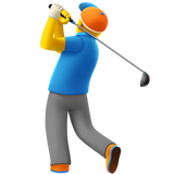 Person Golfing on Apple iOS 11.3