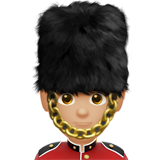 Guard: Medium-Light Skin Tone on Apple iOS 11.3