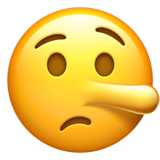 Lying Face on Apple iOS 11.3