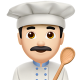 Man Cook: Light Skin Tone on Apple iOS 11.3