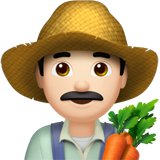 Man Farmer: Light Skin Tone on Apple iOS 11.3