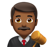 Man Judge: Medium-Dark Skin Tone on Apple iOS 11.3