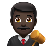 Man Judge: Dark Skin Tone on Apple iOS 11.3