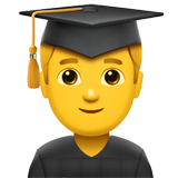 Man Student on Apple iOS 11.3