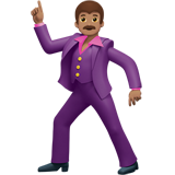 Man Dancing: Medium Skin Tone on Apple iOS 11.3