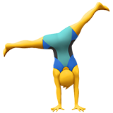 Man Cartwheeling on Apple iOS 11.3