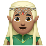 Man Elf: Medium Skin Tone on Apple iOS 11.3