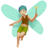 Man Fairy: Medium-Light Skin Tone on Apple iOS 11.3