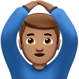 Man Gesturing OK: Medium Skin Tone on Apple iOS 11.3