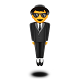 Person in Suit Levitating on Apple iOS 11.3