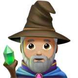 Man Mage: Medium-Light Skin Tone on Apple iOS 11.3