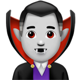 Man Vampire: Light Skin Tone on Apple iOS 11.3