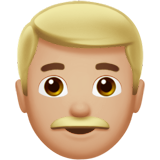 Man: Medium-Light Skin Tone on Apple iOS 11.3