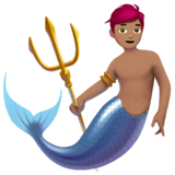Merman: Medium Skin Tone on Apple iOS 11.3