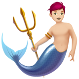 Merperson: Light Skin Tone on Apple iOS 11.3