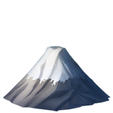 Mount Fuji on Apple iOS 11.3