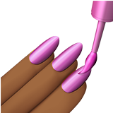 Nail Polish: Medium-Dark Skin Tone on Apple iOS 11.3
