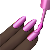 Nail Polish: Dark Skin Tone on Apple iOS 11.3