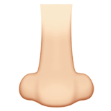 Nose: Light Skin Tone on Apple iOS 11.3