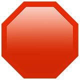 Stop Sign on Apple iOS 11.3