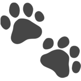 Paw Prints on Apple iOS 11.3