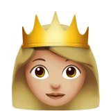 Princess: Medium-Light Skin Tone on Apple iOS 11.3