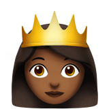 Princess: Medium-Dark Skin Tone on Apple iOS 11.3