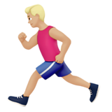 Person Running: Medium-Light Skin Tone on Apple iOS 11.3