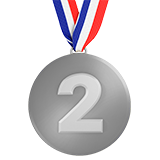 2nd Place Medal on Apple iOS 11.3