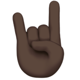 Sign of the Horns: Dark Skin Tone on Apple iOS 11.3