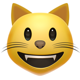 Grinning Cat on Apple iOS 11.3