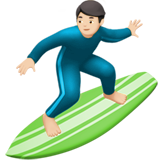 Person Surfing: Light Skin Tone on Apple iOS 11.3