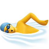 Person Swimming on Apple iOS 11.3