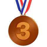 3rd Place Medal on Apple iOS 11.3