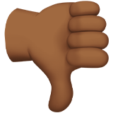 Thumbs Down: Medium-Dark Skin Tone on Apple iOS 11.3